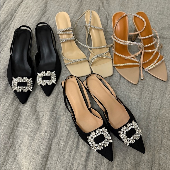 Set of 4 pairs of shoes, brand new - Picture 1 of 2